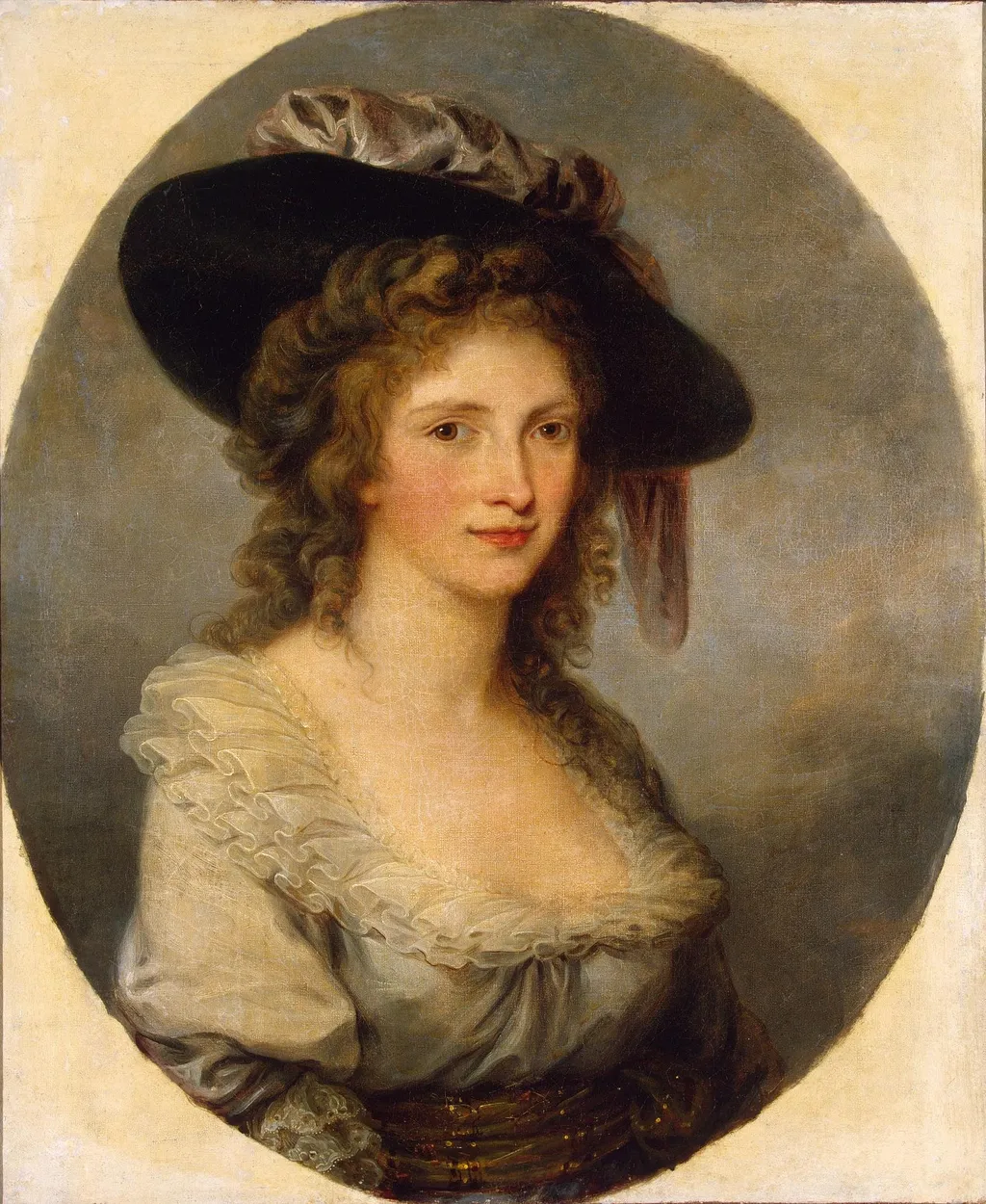 Self-Portrait, by Angelica Kauffmann, oil, 1790
