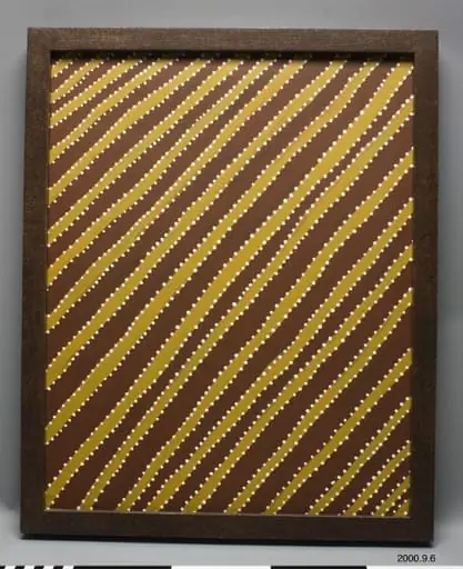painting, by Angeline Pwerle, anmatyerre Pula