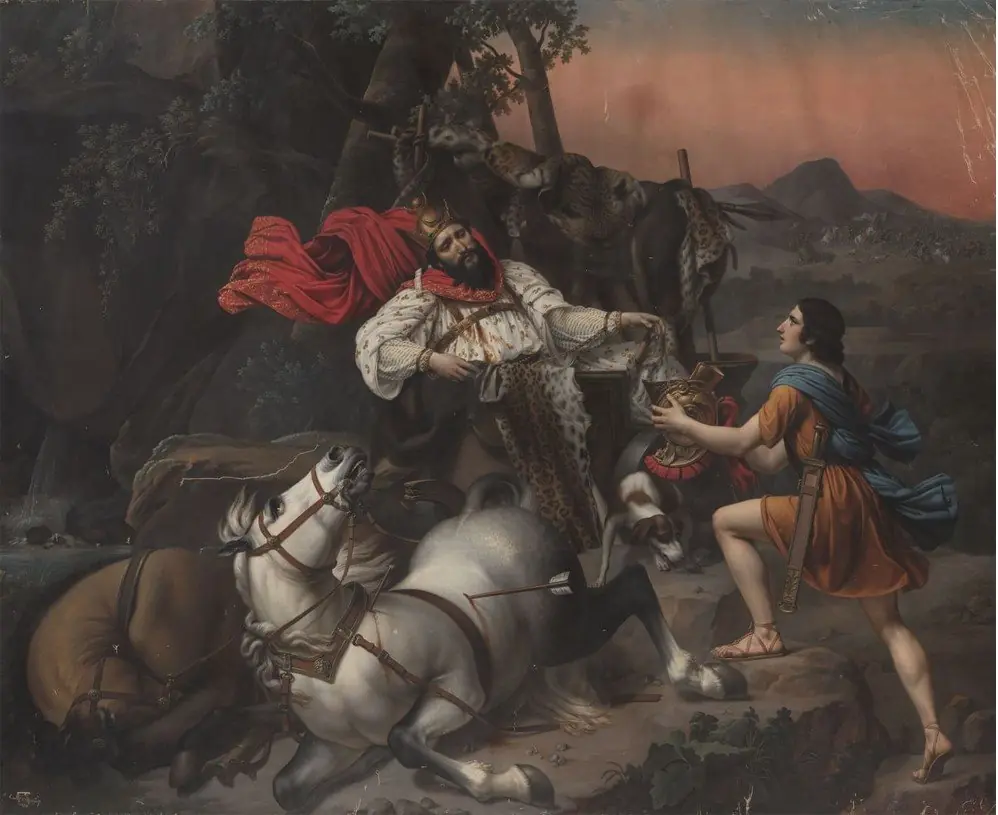 The Death of Darius, by Angélique Mongez