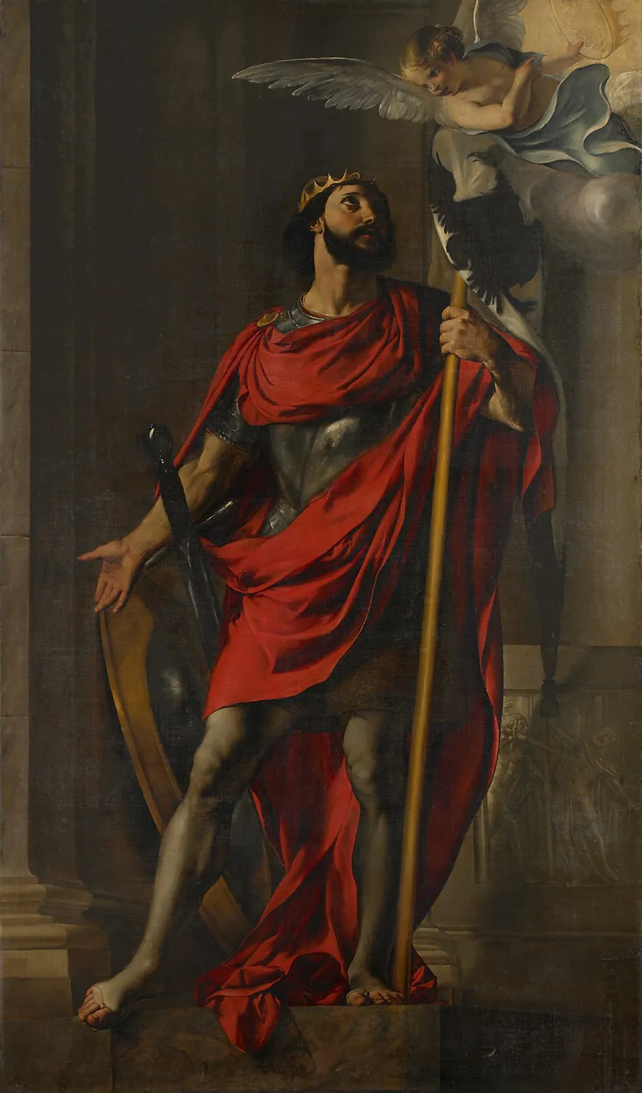 Wenceslaus I, Duke of Bohemia, by Angelo Caroselli, oil, 1628