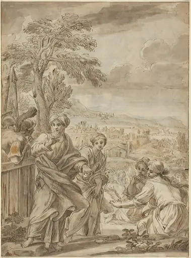 Historical Scene [recto], by Angelo Marullo