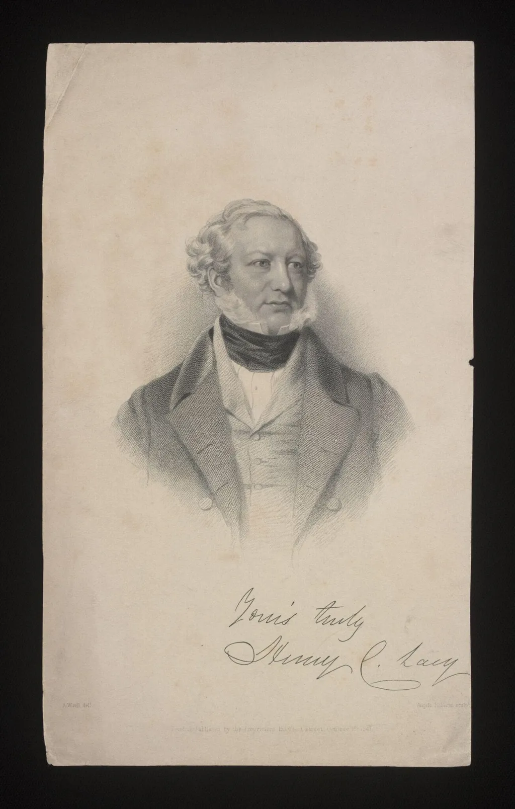 Henry Lacy, by Angelo Roberts, 1847