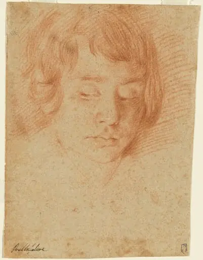 Head of a Boy (Gennaro Falcone?), by Aniello Falcone