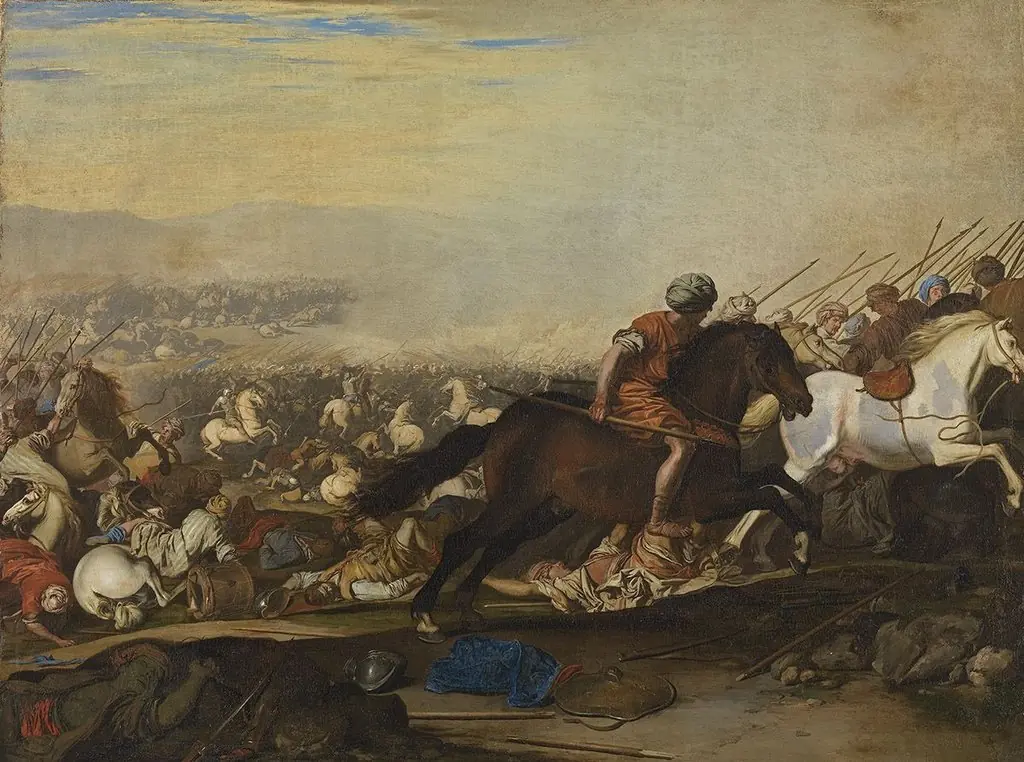 Schlachtenbild, by Aniello Falcone