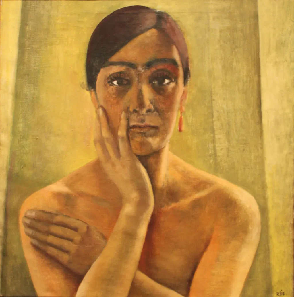 Self-portrait, by Anita Rée, oil, 1930