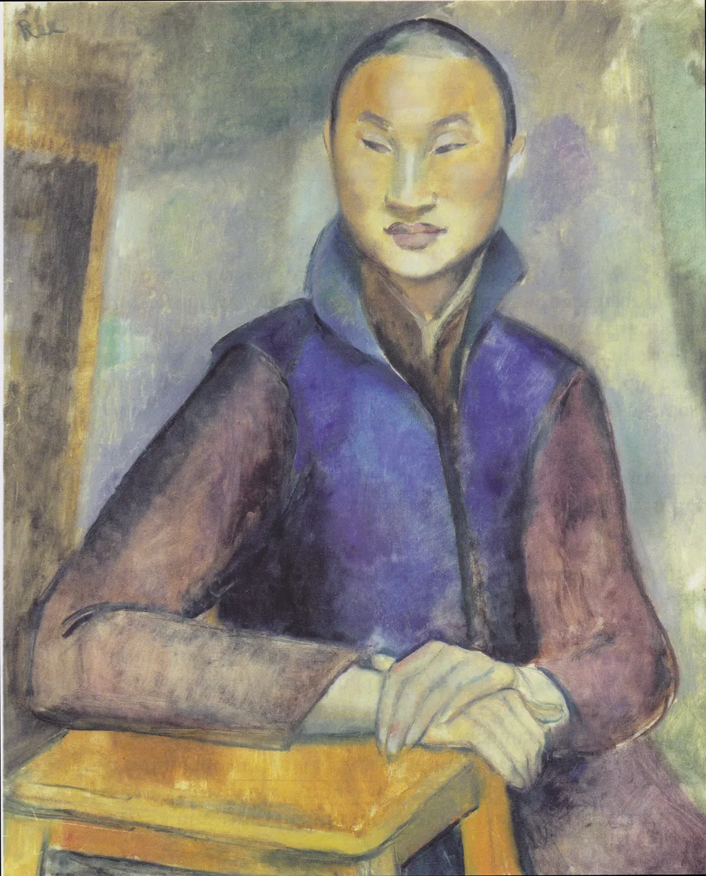 Young Chinese man, by Anita Rée, oil, 1919