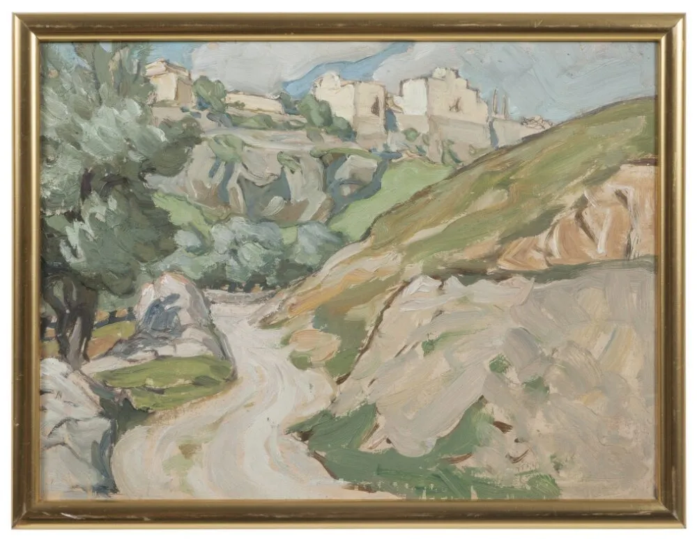 The Road to Jerusalem. Study, by Anna Boberg, unspecified, 1921