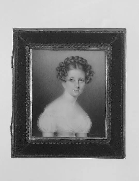 Mrs. John A. Brown (Grace Brown), by Anna Claypoole Peale, watercolor, 1827