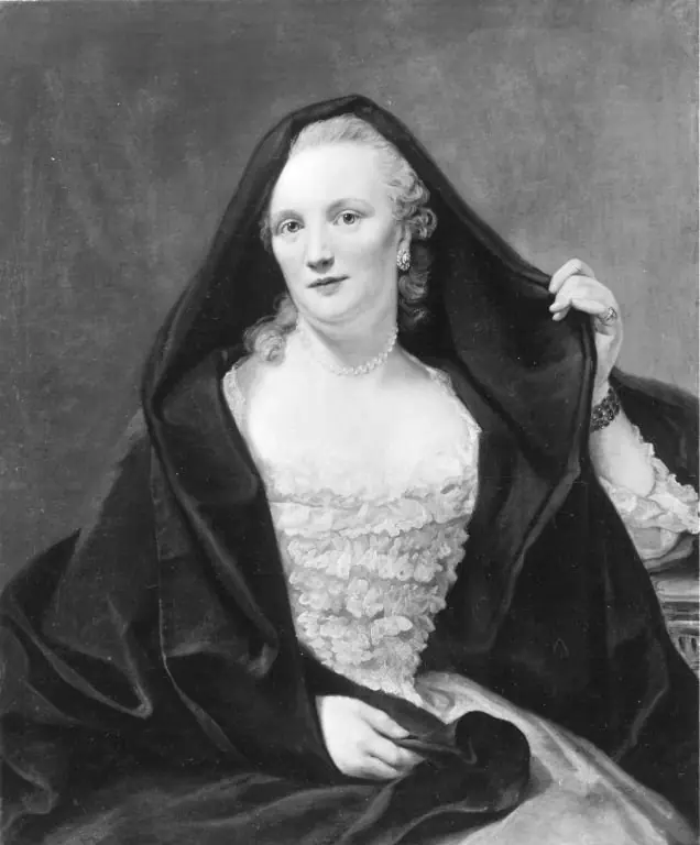 Giovanna Chichiniere von Verschaffelt, Gattin des Münchner Hofbildhauers Peter von Verschaffelt, by Anna Dorothea Therbusch