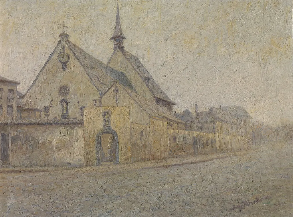 The Saint Anthony Church in Antwerp, by Anna Kernkamp, unspecified, 1904