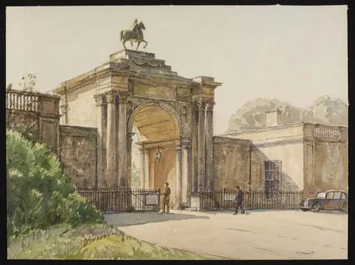 Gate to Wilton Park, by Anna Lea Merritt