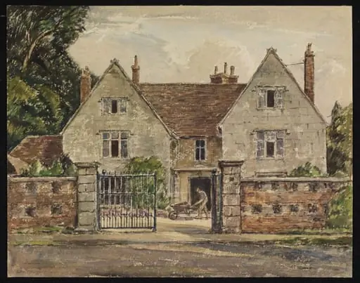 The Vicar's House, [ Dated 1673] Stratford Sub-Castle, by Anna Lea Merritt