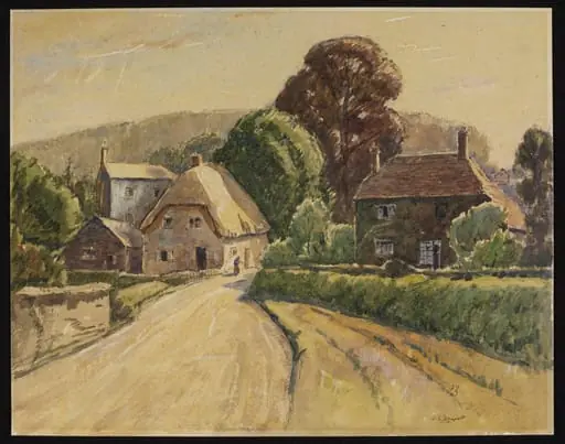 Woodford in the Avon Valley, by Anna Lea Merritt