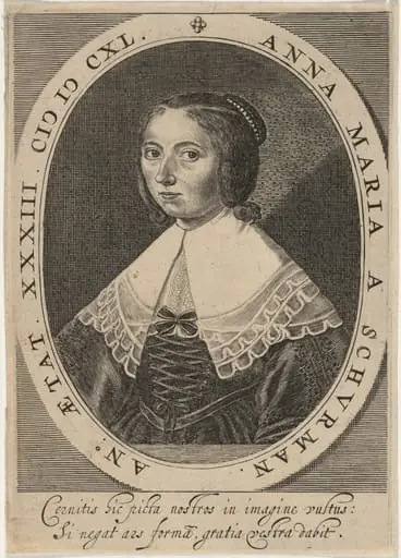 Anna Maria van Schurman, by Anna Maria van Schurman