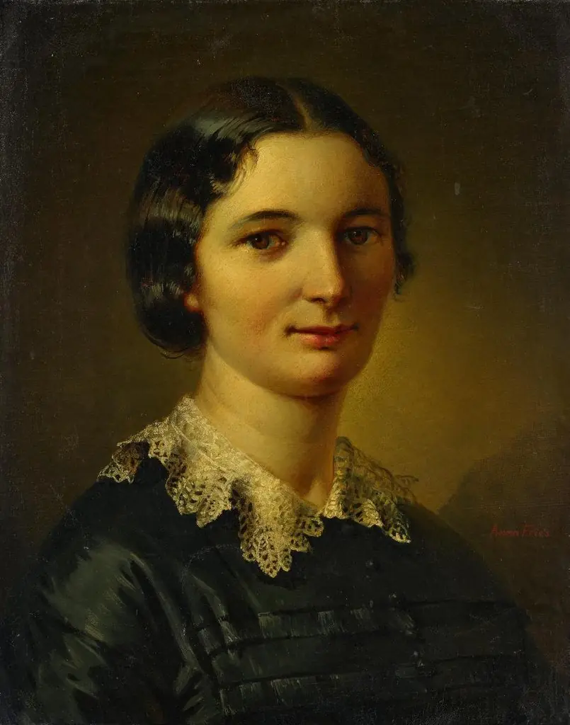 Bildnis Frau Knüpfer-Jacot, by Anna Susanna Fries