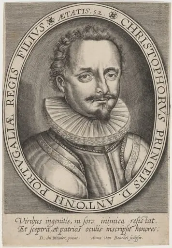 Prince Christopher, son of Anthony, King of Portugal, by Anna van Bouckel