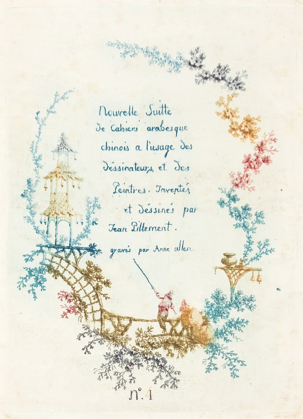 Title Page, by Anne Allen, ink, 1764