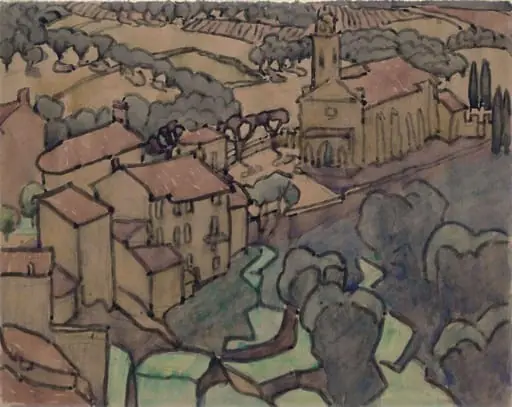 A Landscape in Provence, by Anne L. Faulkner