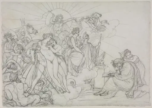 Invocation to the Divinities who preside over Agriculture from Virgil's "Georgics", by Anne-Louis Girodet