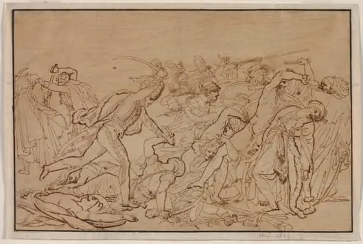 Study for "The Revolt of Cairo", by Anne-Louis Girodet