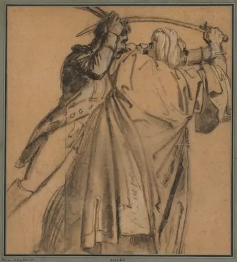 Two Arabs, for "The Revolt of Cairo", by Anne-Louis Girodet