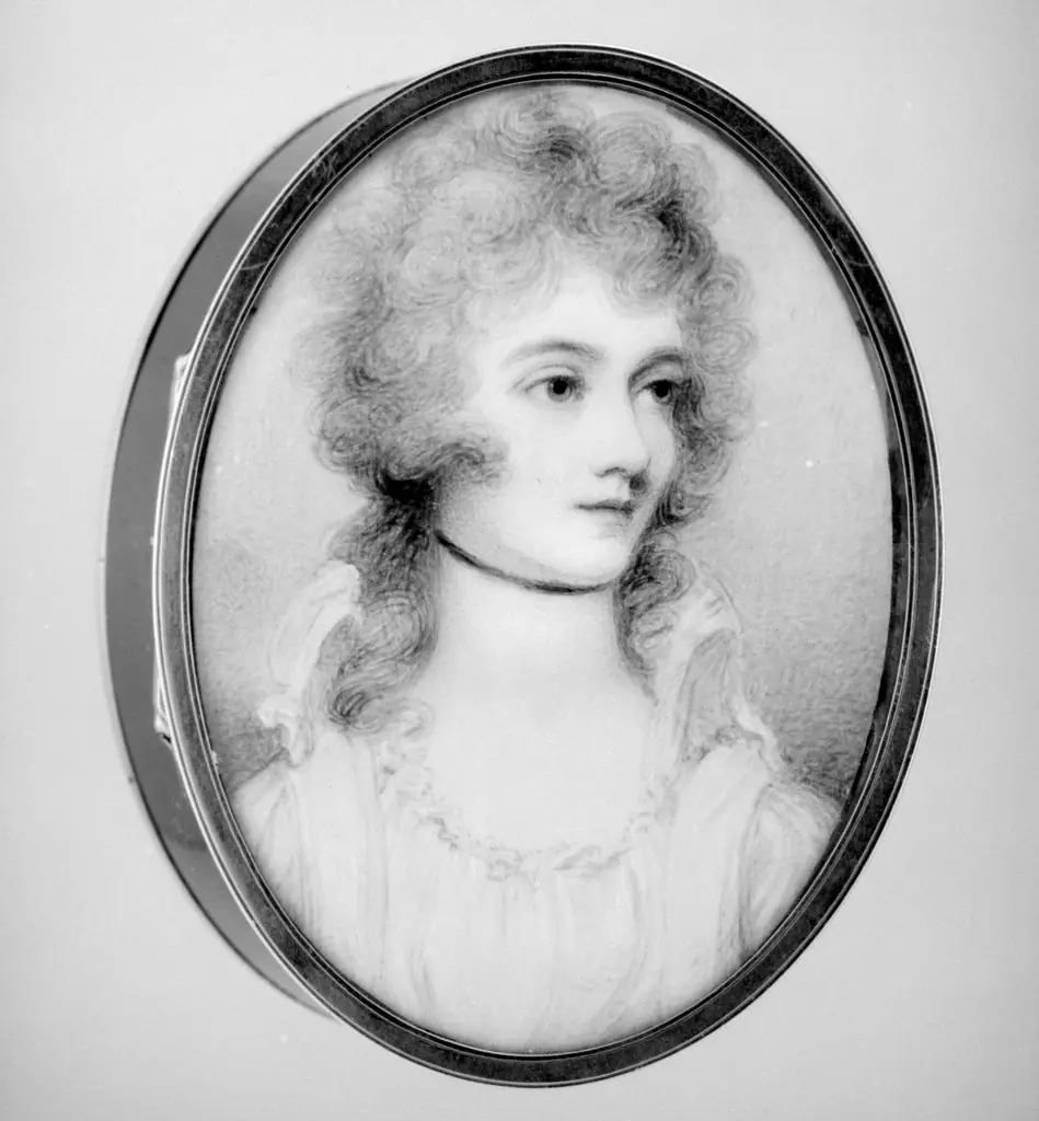 Portrait of a Woman, Possibly Barbara (1768–1829), Marchioness of Donegall, by Anne Mee