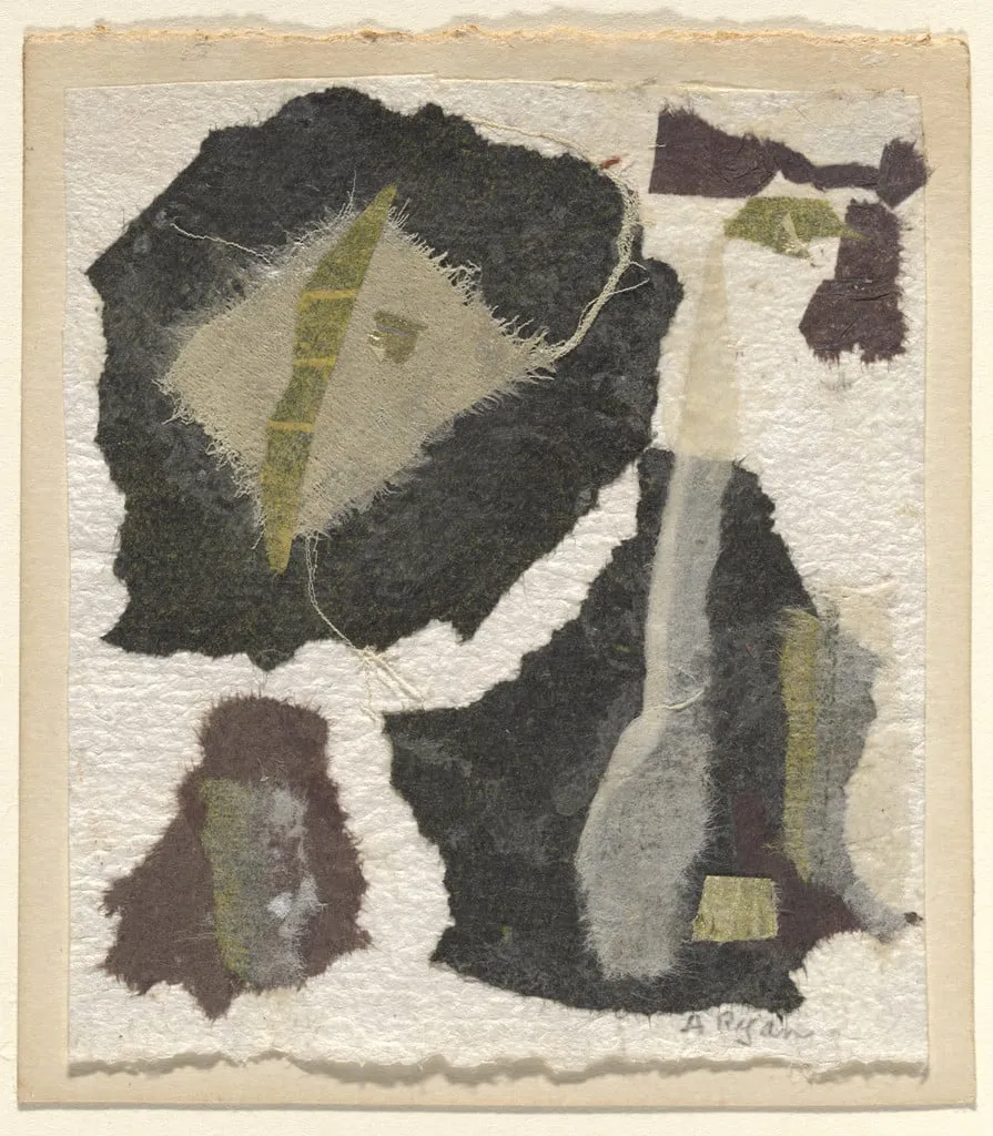 Untitled, by Anne Ryan, gold, 1949