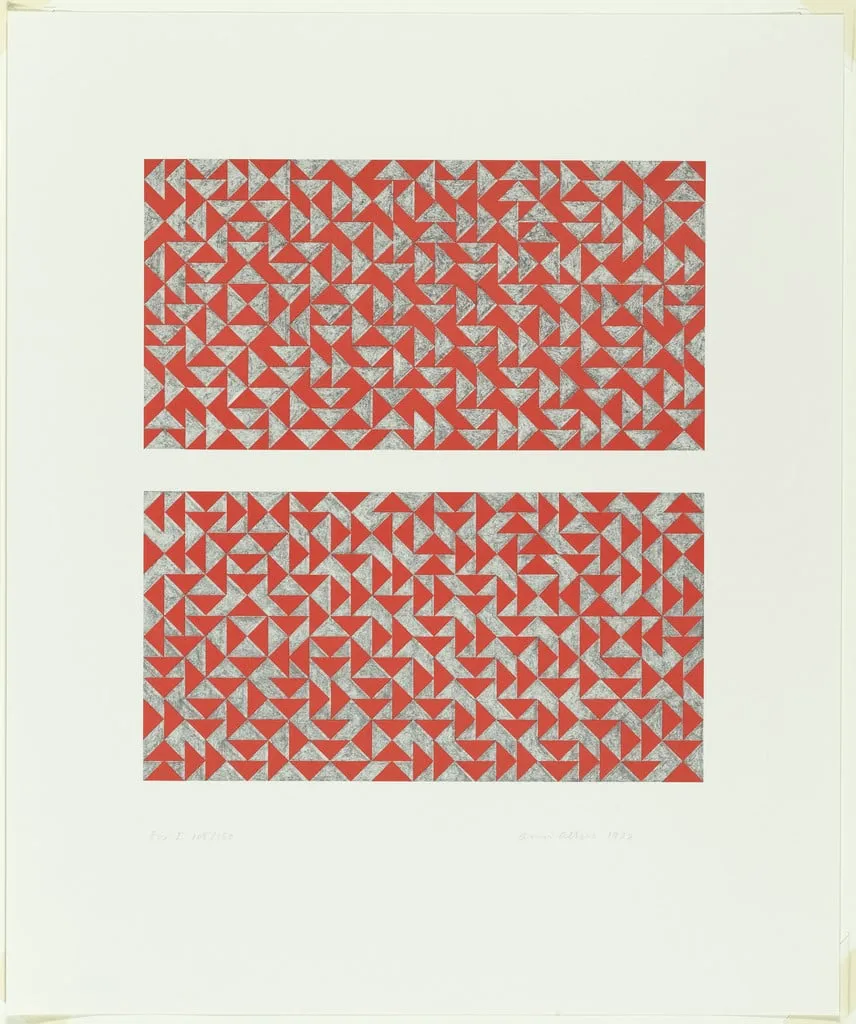 Untitled, by Anni Albers, ink, 1972