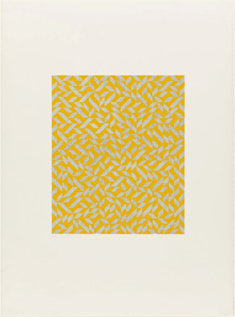 Untitled, by Anni Albers, ink, 1974