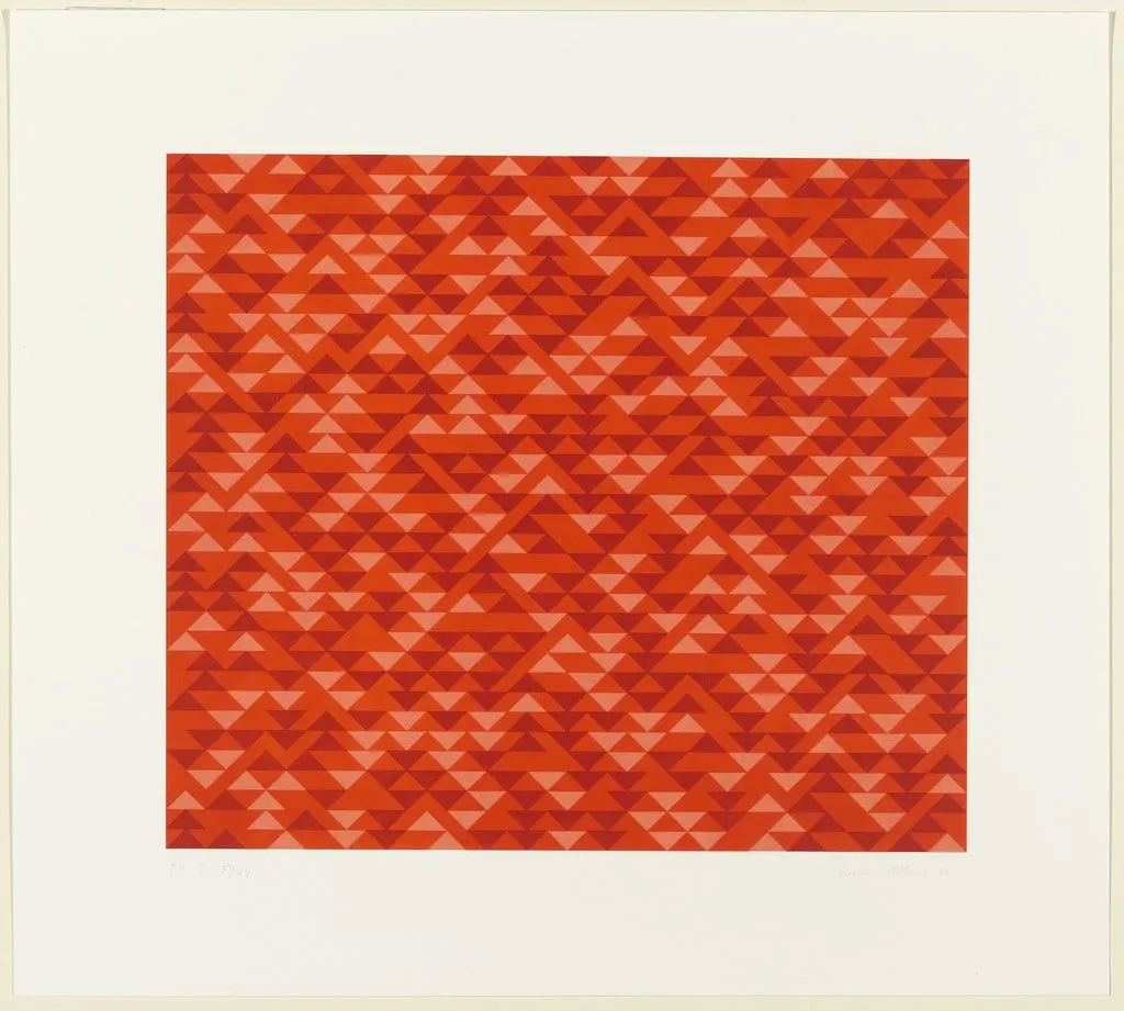 Untitled, by Anni Albers, ink, 1969