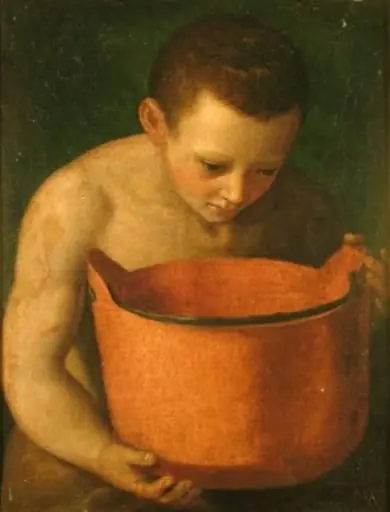 Băiat cu vas de aramă, by Annibale Carracci