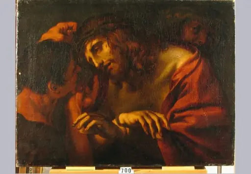 Batjocorirea lui Christos (în registrul inventar: Batjocorirea lui Isus), by Annibale Carracci