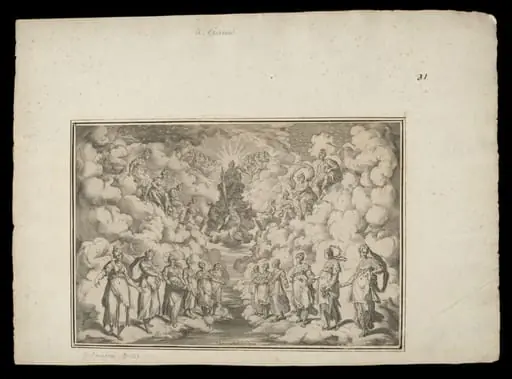 H Beard Print Collection, by Annibale Carracci