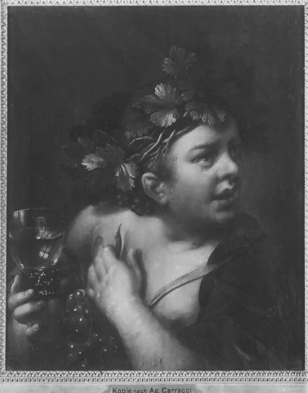 Junger Bacchant, by Annibale Carracci
