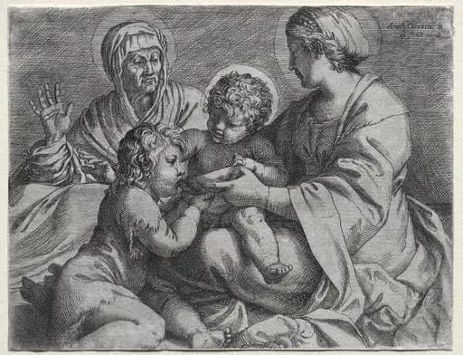 Madonna with the Bowl, by Annibale Carracci