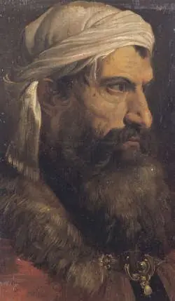 Man with turban, by Annibale Carracci