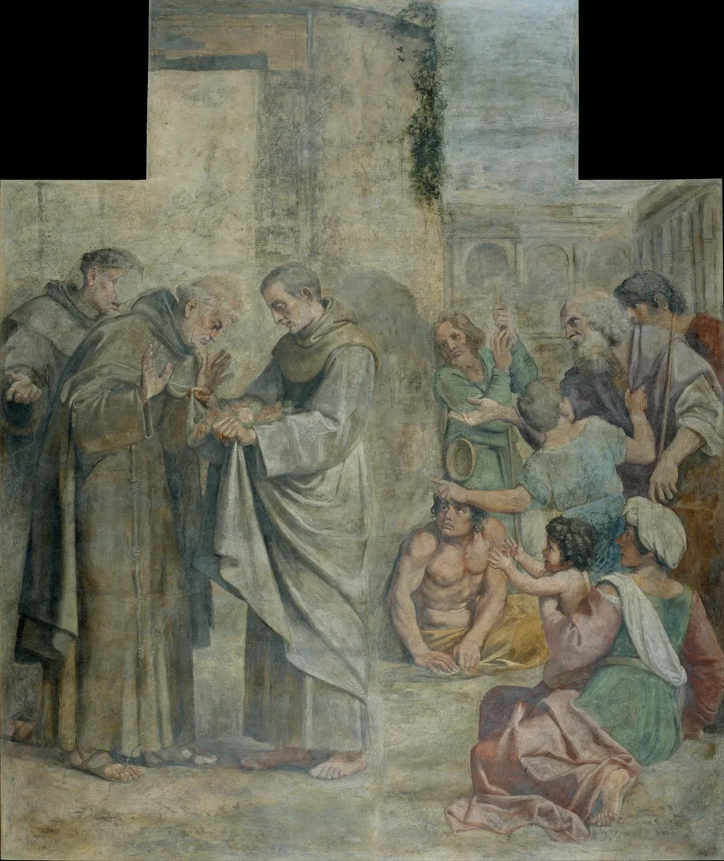 Miracle of the Roses, by Annibale Carracci, unspecified, 1605