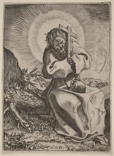 Saint Francis of Assisi, by Annibale Carracci