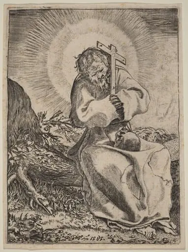 Saint Francis of Assisi, by Annibale Carracci