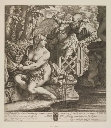 Susannah Suprised by the Elders, by Annibale Carracci