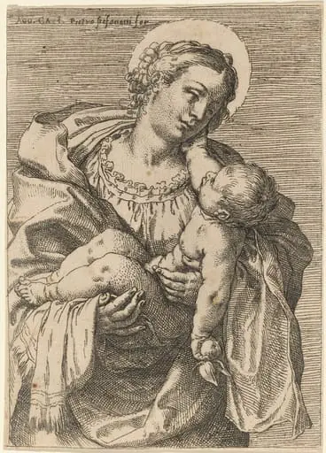 The Madonna and Child with an Apple, by Annibale Carracci
