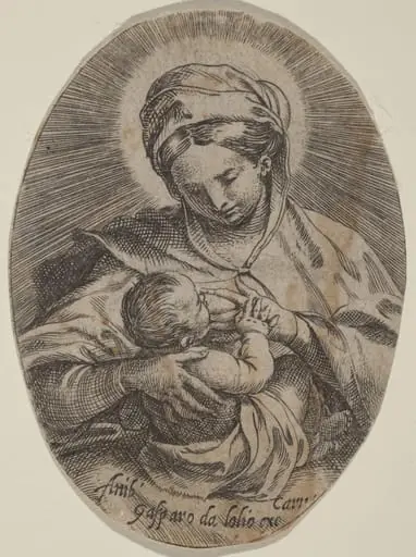 The Madonna Nursing the Christ Child, by Annibale Carracci
