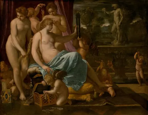 Venus Adorned by the Graces, by Annibale Carracci