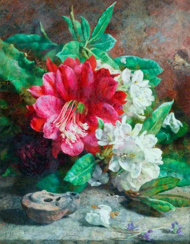 Group of Cacti, by Annie Feray Mutrie, 1868