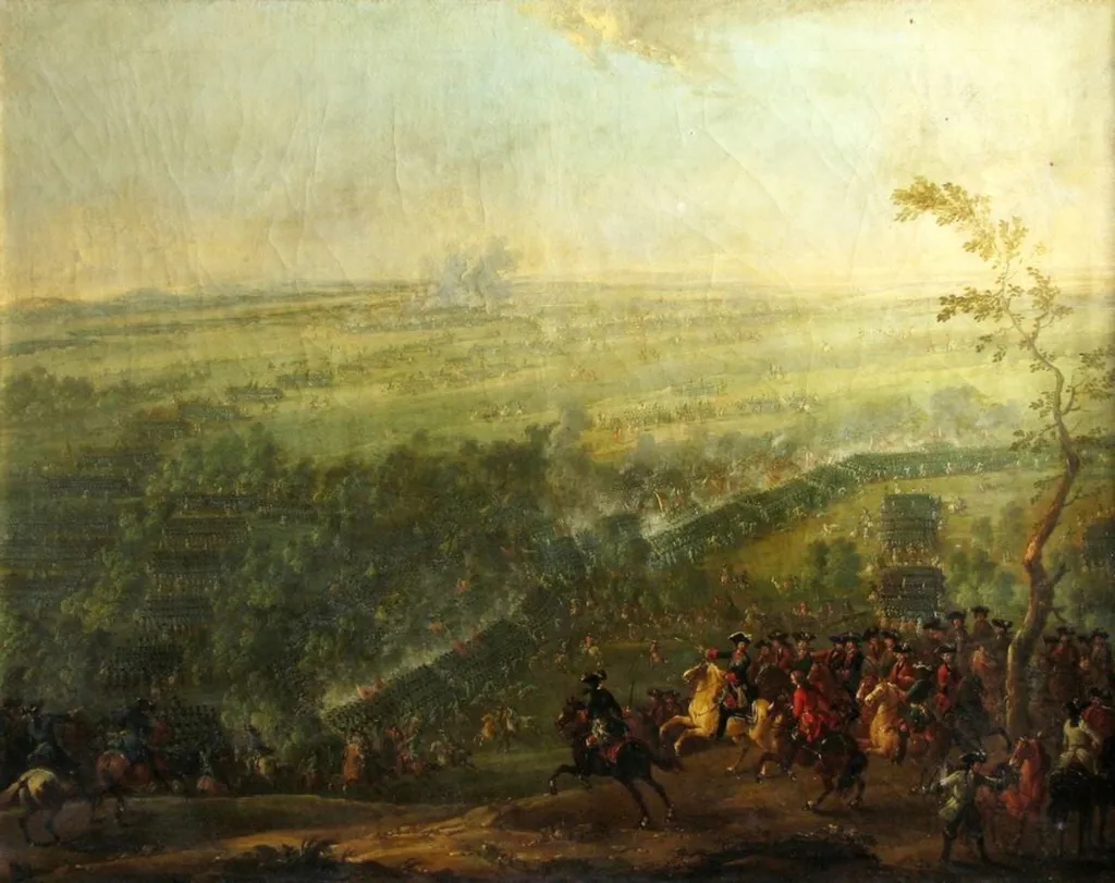 Bătălia de la Poltava, by anonim