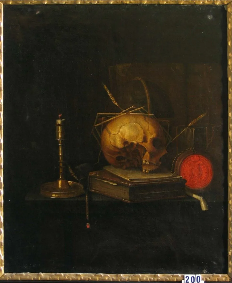 Deșertăciunea deșertăciunilor (pandant: Memento mori), by anonim, unspecified, 1750