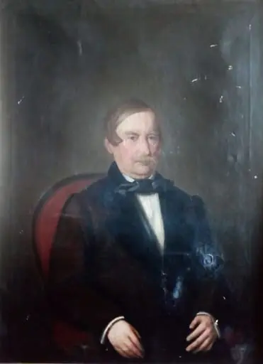 Portret de bărbat, by anonim