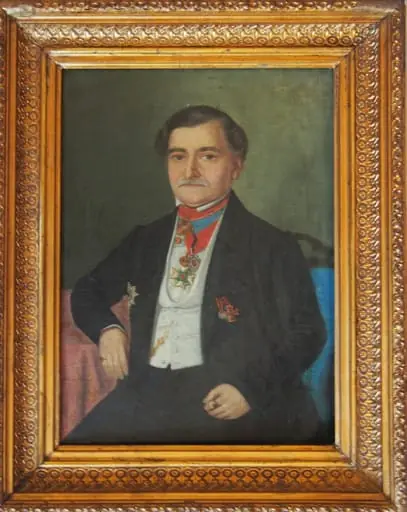 Portretul lui Costache Gr. Suțu (1789-1874) - clăditorul Casei Suțu, by anonim