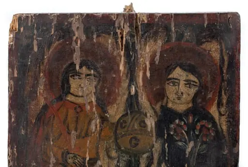 Sfinții Mihail și Gavriil, by anonim