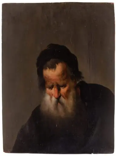 Studiu de bătrân, by anonim